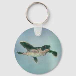 Baby Sea Turtle Keychain