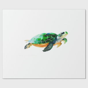 Baby Sea Turtle Moving Toward the Sea Wrapping Paper