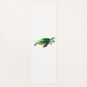 Baby Sea Turtle Moving Toward the Sea Yoga Mat