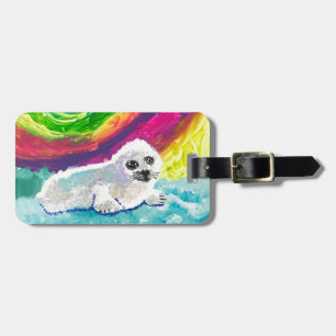 Baby Seal "Art by Kids" Luggage Tag