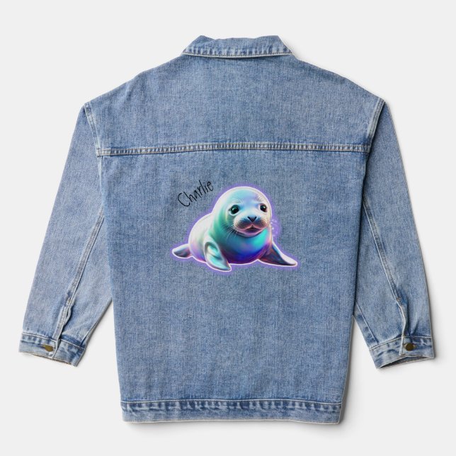 Baby Seal  Denim Jacket (Back)