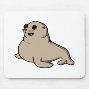 Baby seal mouse pad
