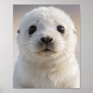 Baby Seal Nursery Print – Arctic Wall Art