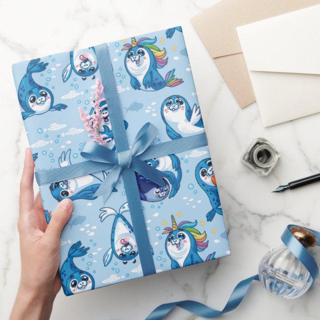 Baby Seals Wrapping Paper (Gifting)