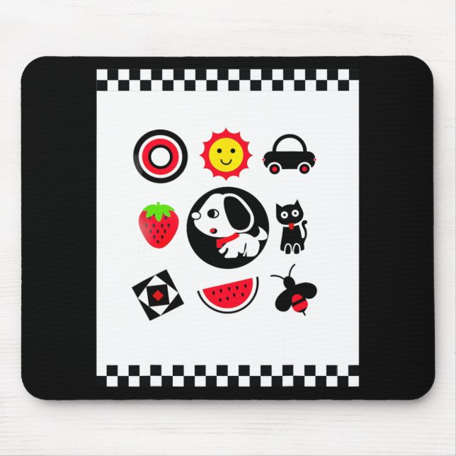 Baby Sensory Gift For New Mum Dad Parents  Mouse Pad (Front)