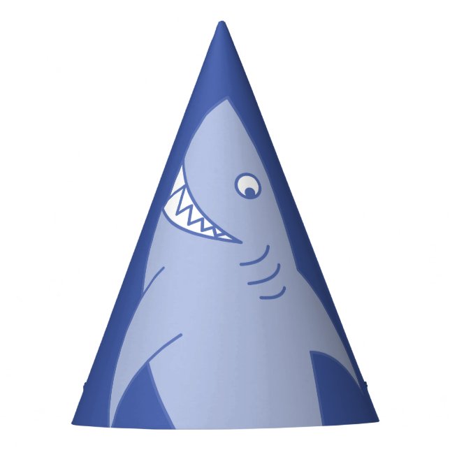 Baby Shark 1st Birthday Party Hats (Front)
