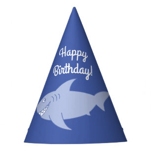 Baby Shark 1st Birthday Party Hats