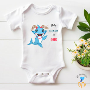 Baby shark bodysuit