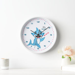 Baby shark clock