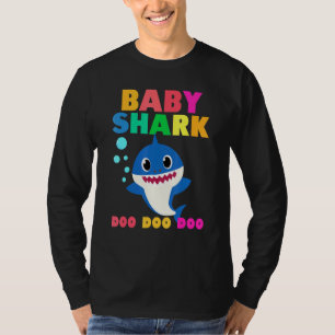 Baby Shark Doo Doo Baby Mommy Daddy Kids T-Shirt