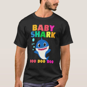 Baby Shark Doo Doo Baby Mommy Daddy Kids T-Shirt
