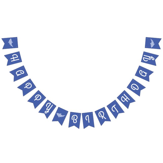 Baby Shark Happy Birthday Bunting Banner (All)