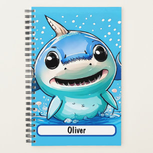 Baby Shark Planner Avec Nametag Personnalisable