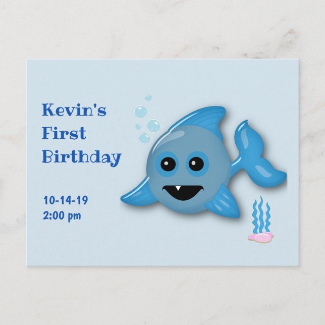 Baby Shark Postcard (Front)