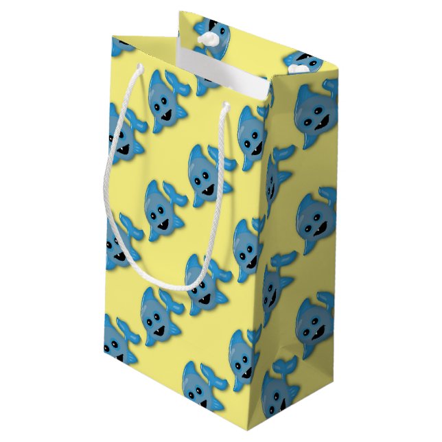 Baby Shark Small Gift Bag (Back Angled)