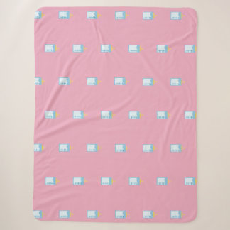 baby sherpa blanket by dalDesignNZ