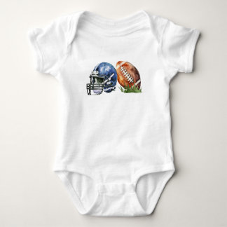 Baby Shirt Football Themed, Baby Bodysuit Football