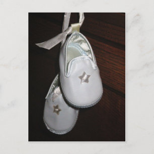 Baby shoes postcard