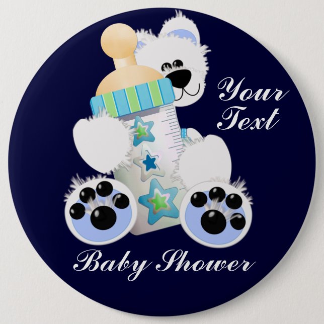 Baby Shower 3 Button (Front)