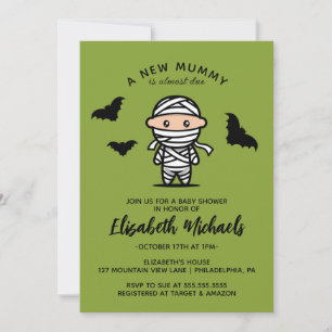 BABY SHOWER   A New Mummy Is Almost Due Card