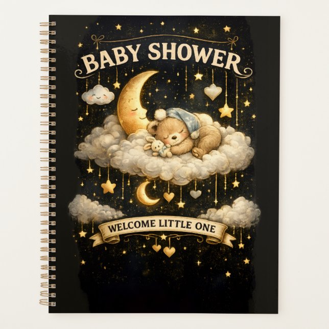 Baby Shower Adventure Invitation Planner (Front)