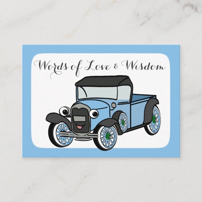 Baby Shower Advice Cards (Front)