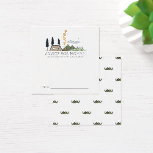 Baby Shower Advice Cards Adventure