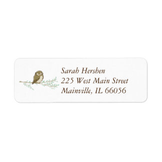Baby shower animal de Owl Woodland