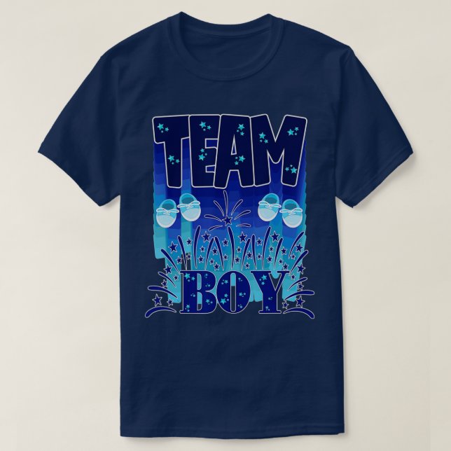 Baby Shower Announcement Gender Reveal Party - Cut T-Shirt (Design Front)