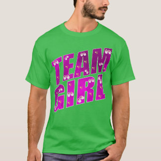 Baby Shower Announcement Gender Reveal Party Team  T-Shirt