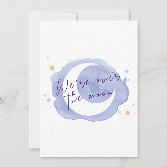 Baby Shower Announcement or Invitation (Front)