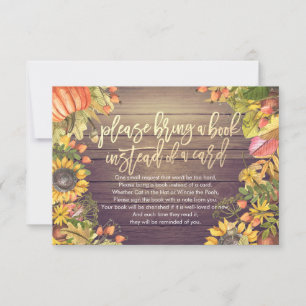 Baby shower Apportez un livre au lieu d'une carte