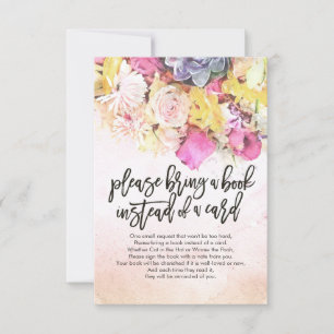 Baby shower Apportez un livre au lieu d'une carte