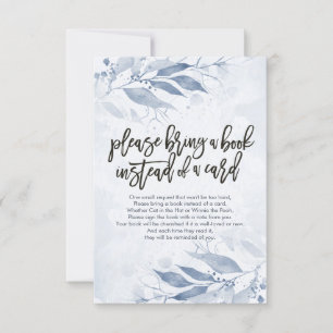 Baby shower Apportez un livre au lieu d'une carte
