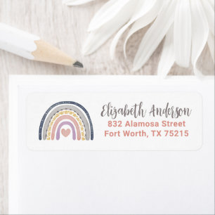 Baby shower arc-en-ciel Cute Boho