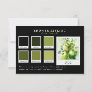 Baby Shower Attire Apple Orchard Palette Invitation