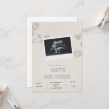 Baby shower Baby Boy invitation