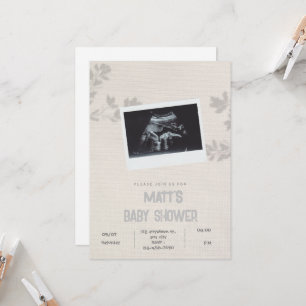 Baby shower Baby Boy invitation