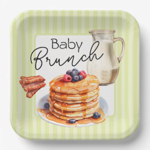 Baby Shower Baby Brunch Paper Plate