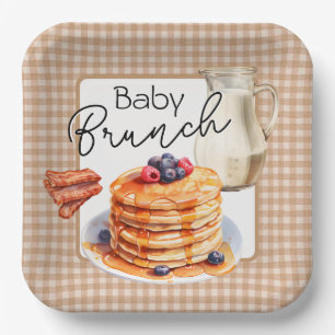 Baby Shower Baby Brunch Paper Plate