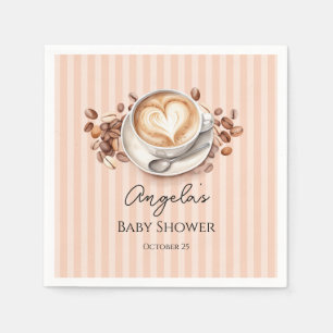 Baby Shower Baby is Brewing Party Napkin