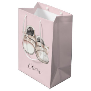 Baby Shower baby shoes  Medium Gift Bag