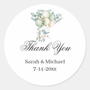 Baby Shower balloons Wedding Stickers