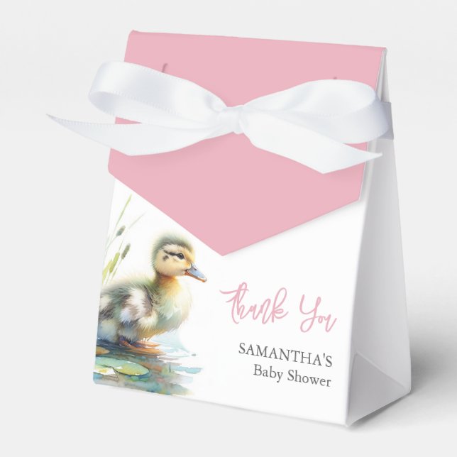 Baby shower Ballotins Mallard Ducks (Verso)