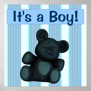 Baby Shower banner/poster customizable It's a boy Poster