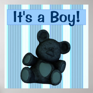 Baby Shower banner/poster customizable It's a boy Poster
