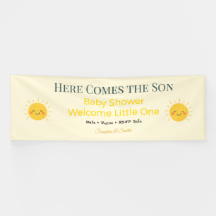 Baby Shower Banner   Sunshine & Smiles