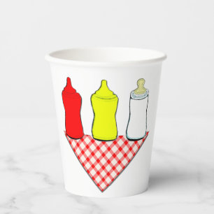 Baby Shower BBQ Paper Cups
