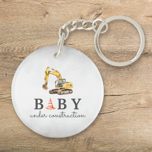 Baby shower bébé en construction