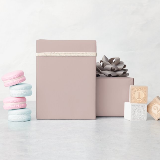 Baby Shower Beige Solid Colour CDB3AC Wrapping Paper (Baby Shower)